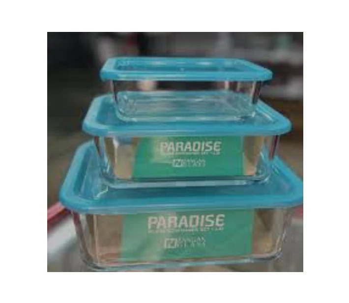 PARADISE CASEROLE STICLA 3BUC/SET 1717 